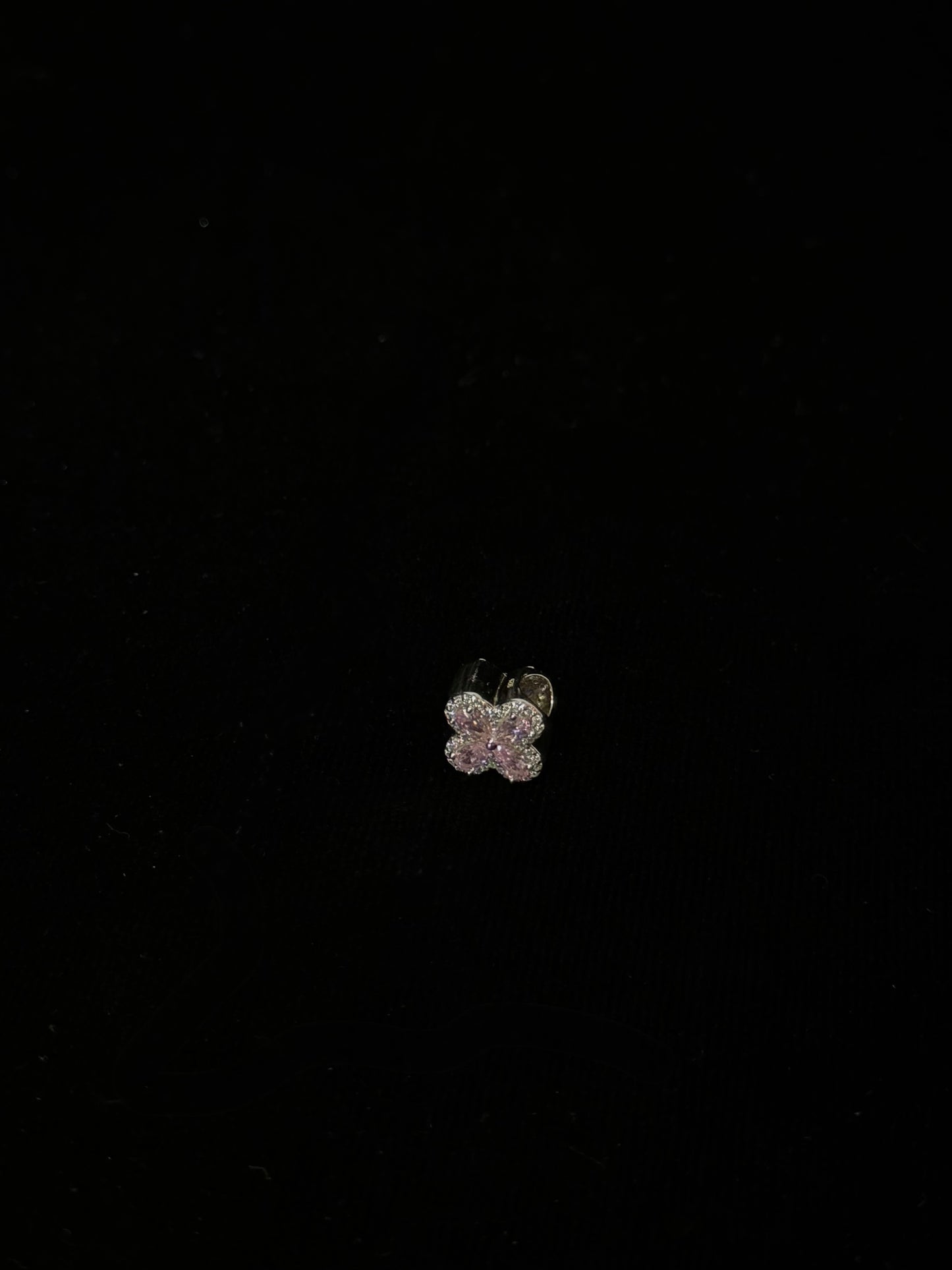 Charm Trébol Rosa