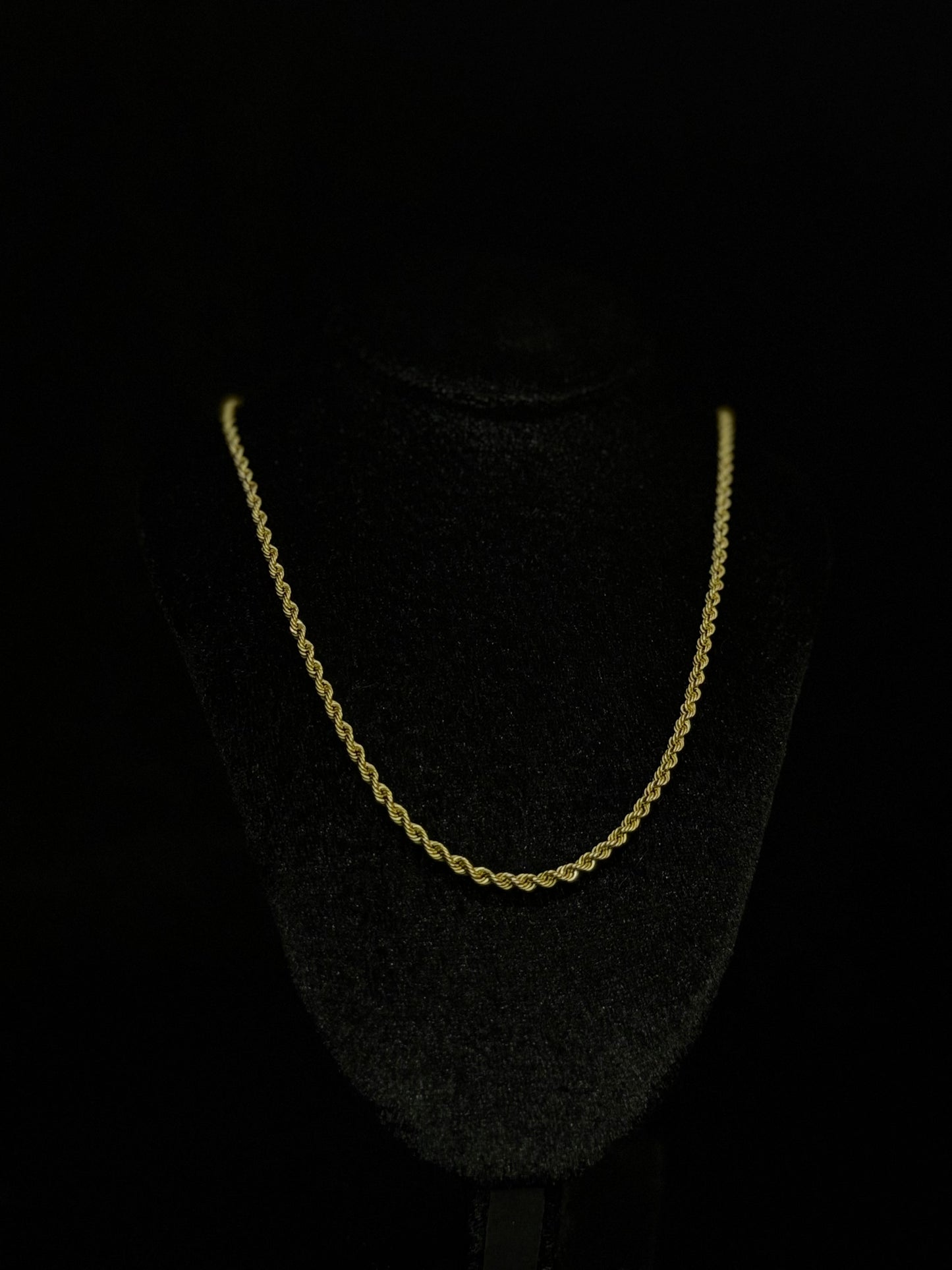 Cadena Tejido Torzal Oro 10K