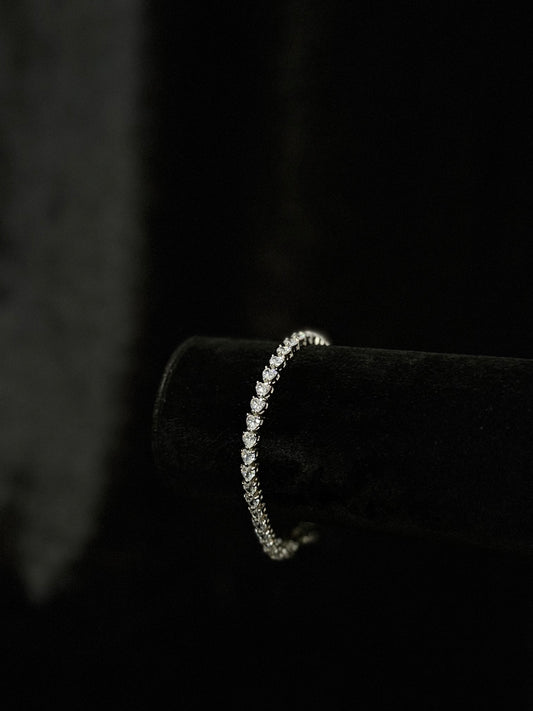 Pulso Tennis Corazones de Zirconias