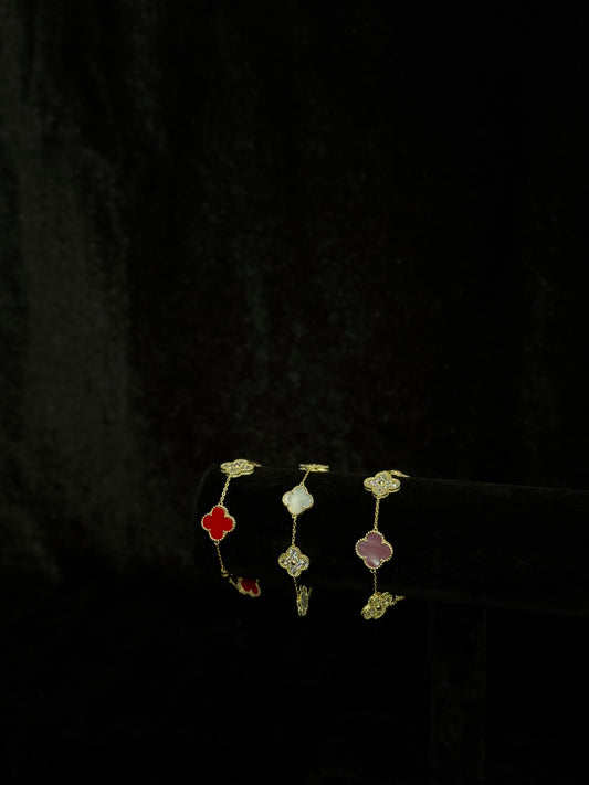 Pulso T/ Van Cleef Doble Trébol