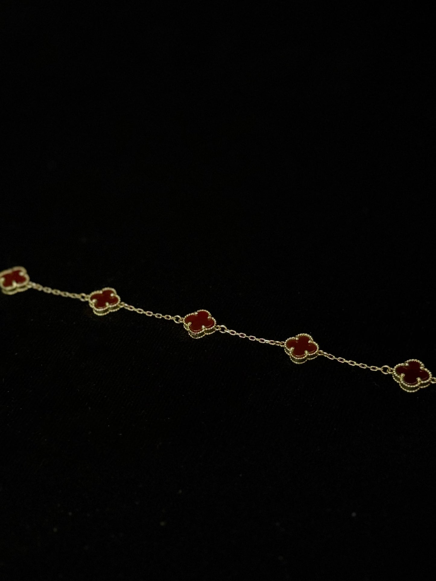 Pulso Tejido T/Van Cleef Oro 10K