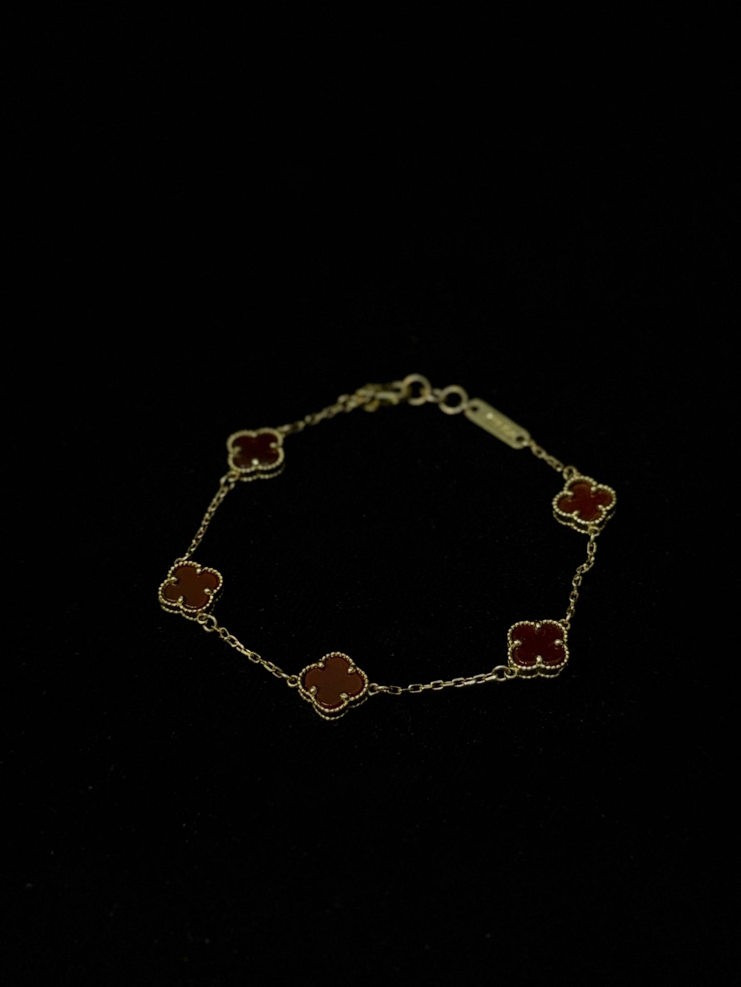 Pulso Tejido T/Van Cleef Oro 10K